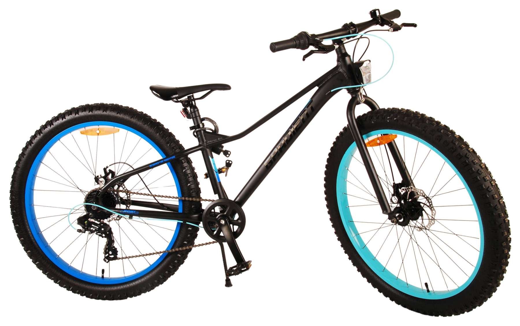 Volare Gradient 26 inch Jongensfiets Zwart Blauw 7 Versnellingen - Afbeelding 15