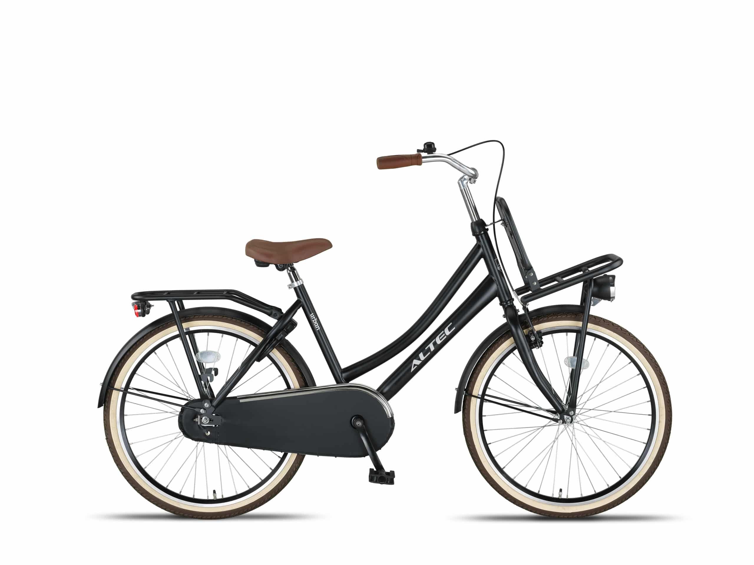 Altec Urban Dames Transportfiets 24 inch 42 cm Zwart Mat