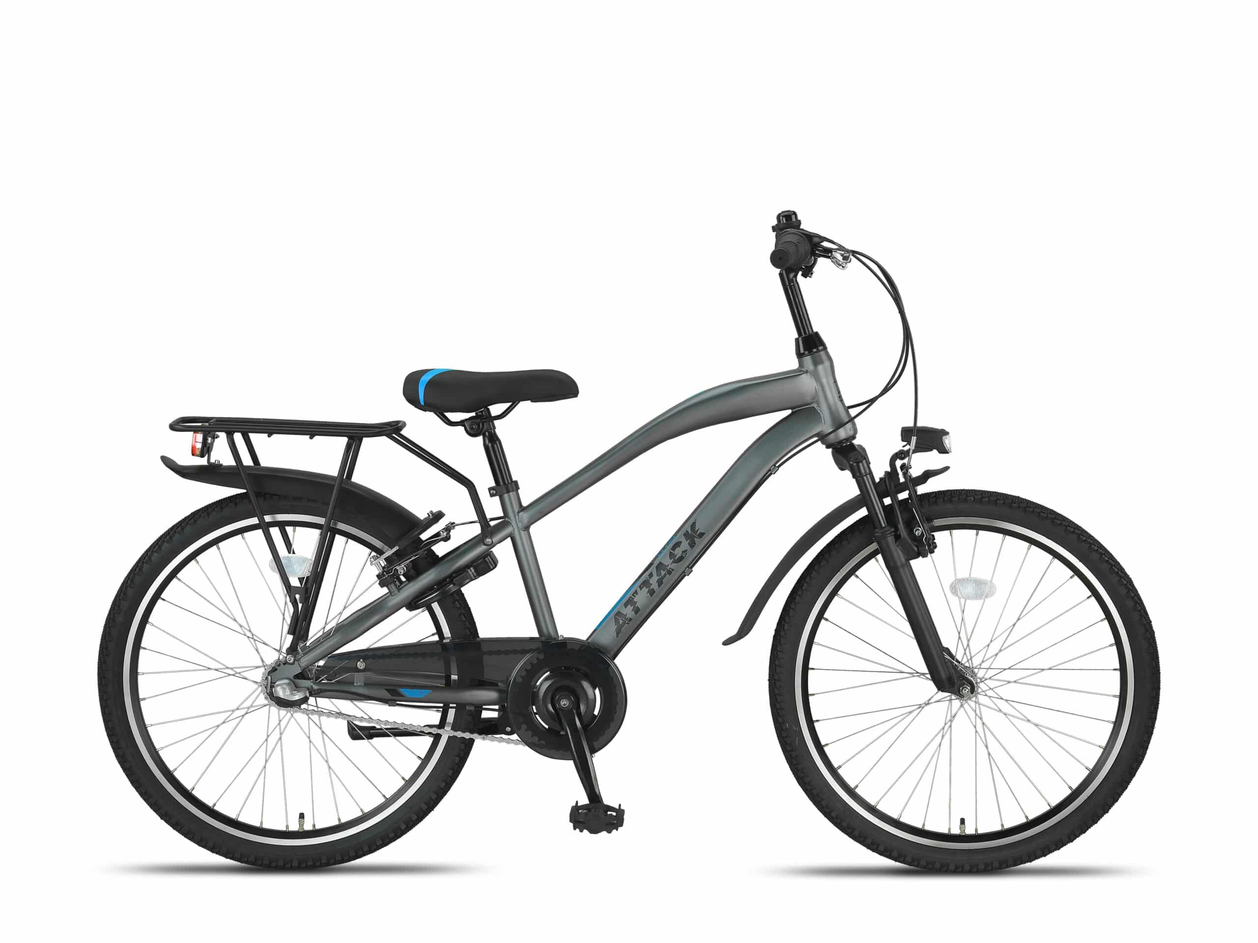 Altec Attack Mountainbike 24 inch 30 cm Antraciet-blue