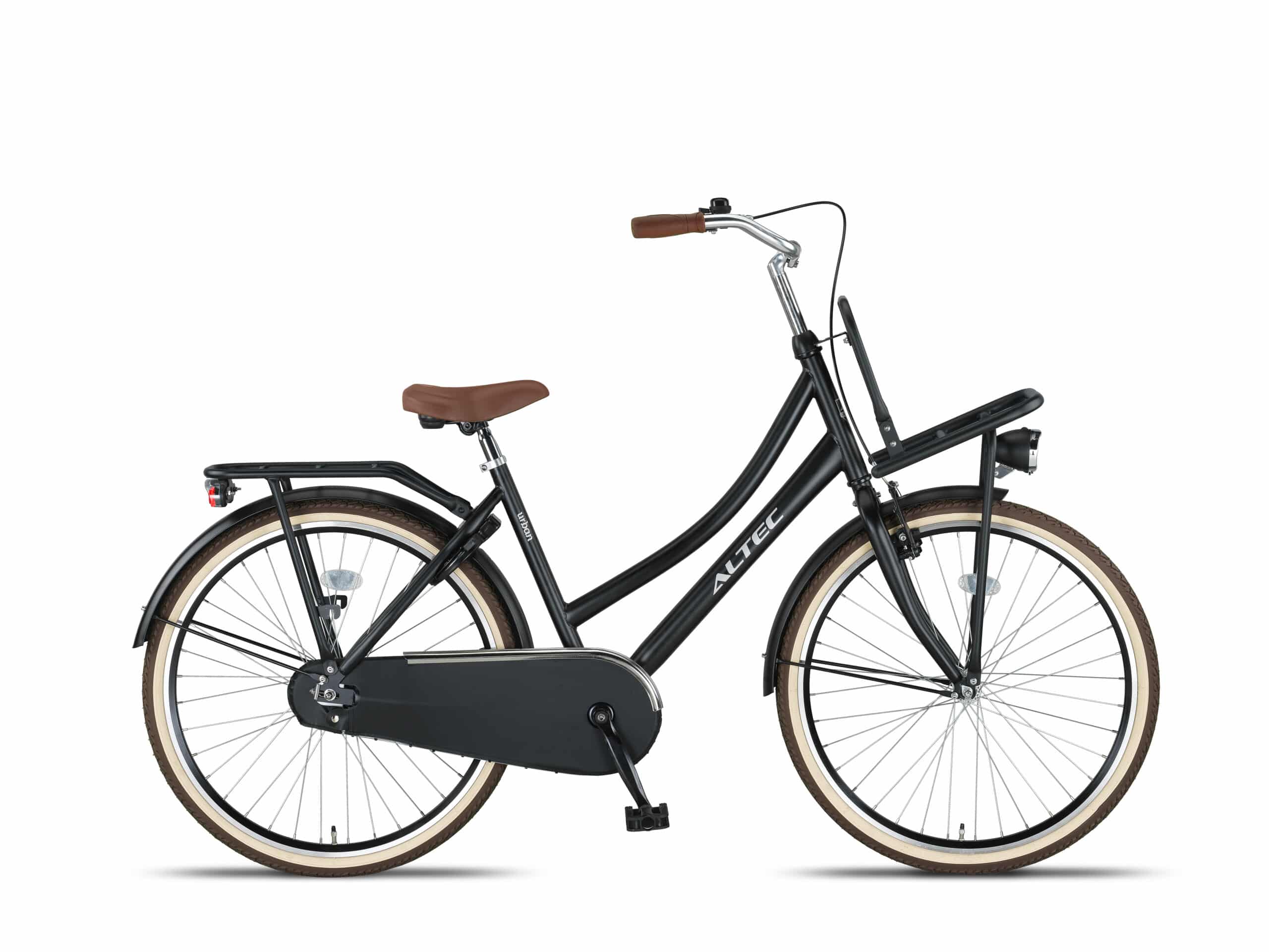 Altec Urban Dames Transportfiets 26 inch 46 cm Zwart Mat