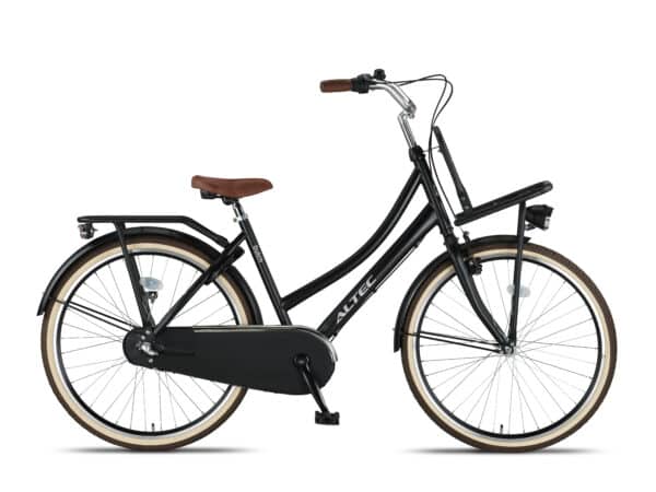 Altec Dutch Dames Transportfiets 26 inch 46 cm Zwart Mat