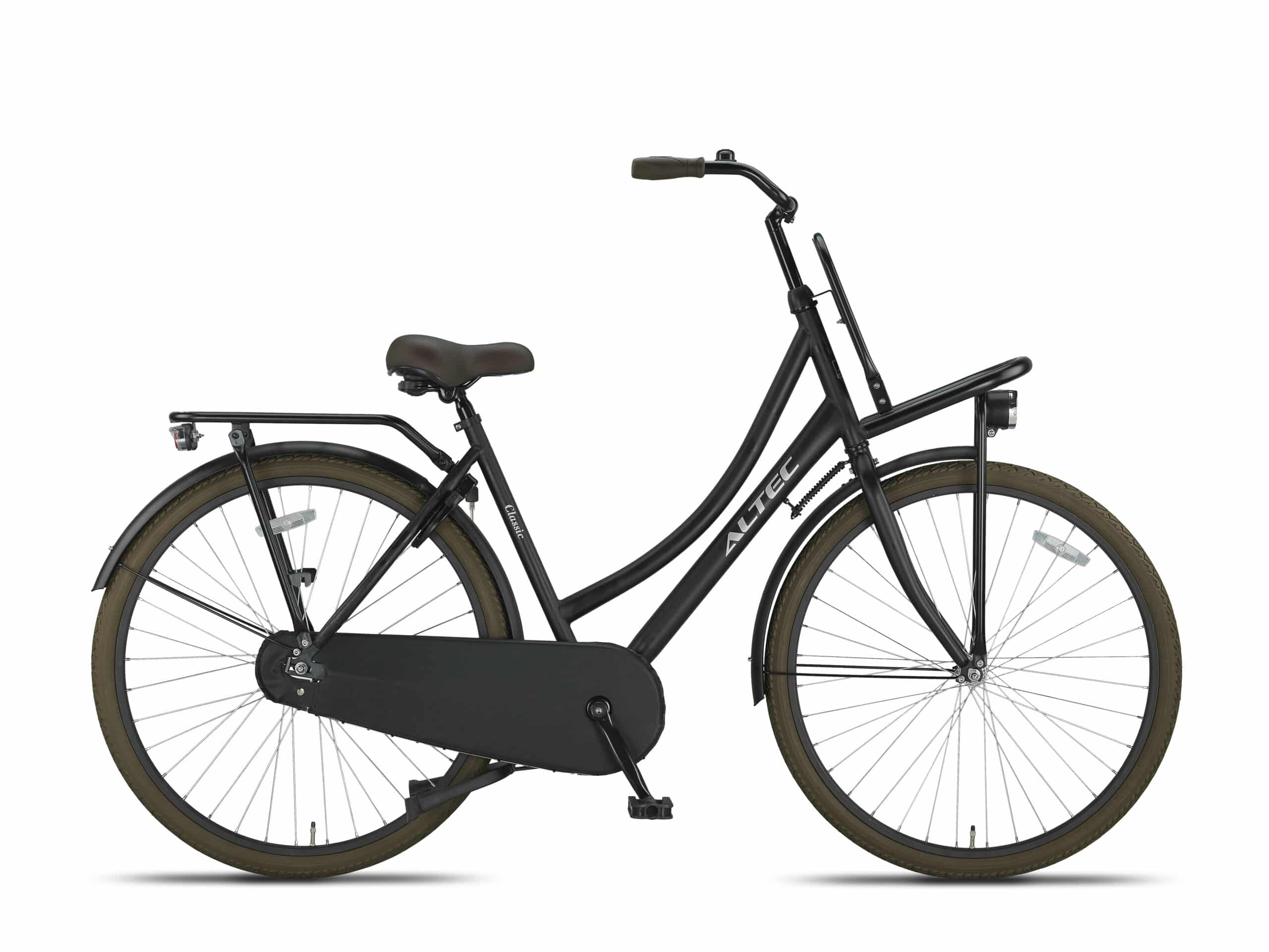 Altec Classic Dames Transportfiets 28 inch 53 cm Zwart Mat