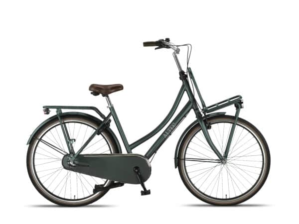 Altec Vintage Dames Transportfiets 28 inch 53 cm Groen Metalic