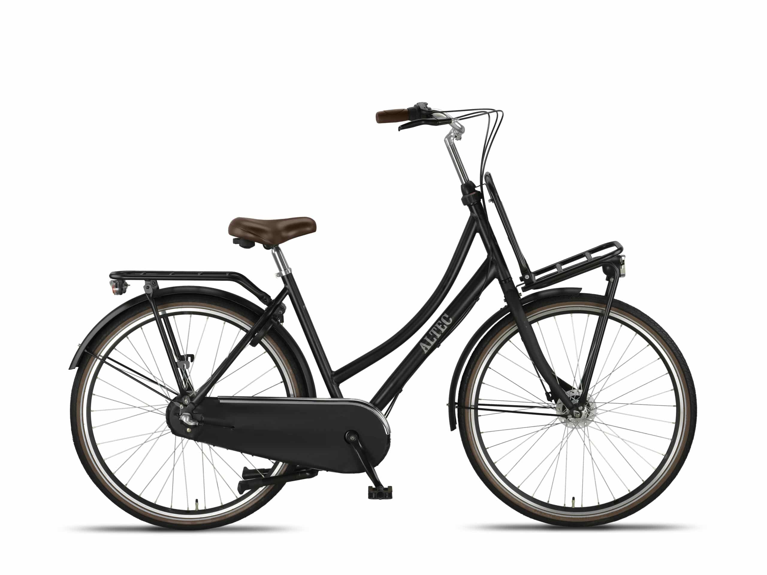 Altec Retro Transportfiets 28 inch Mat Zwart