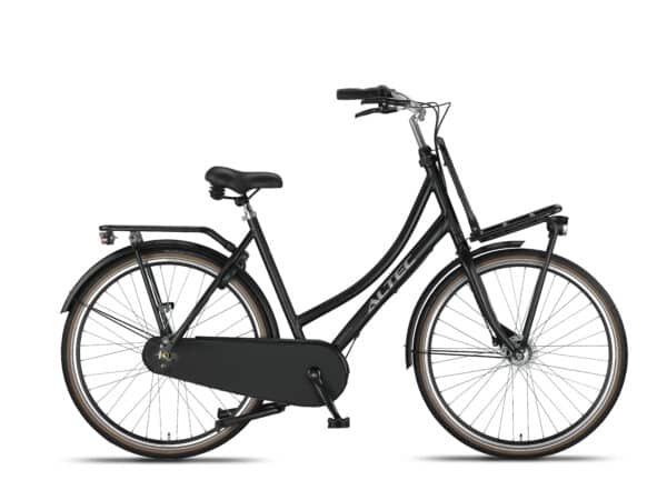 Altec Image Dames Transportfiets 28 inch 57 cm Zwart Mat