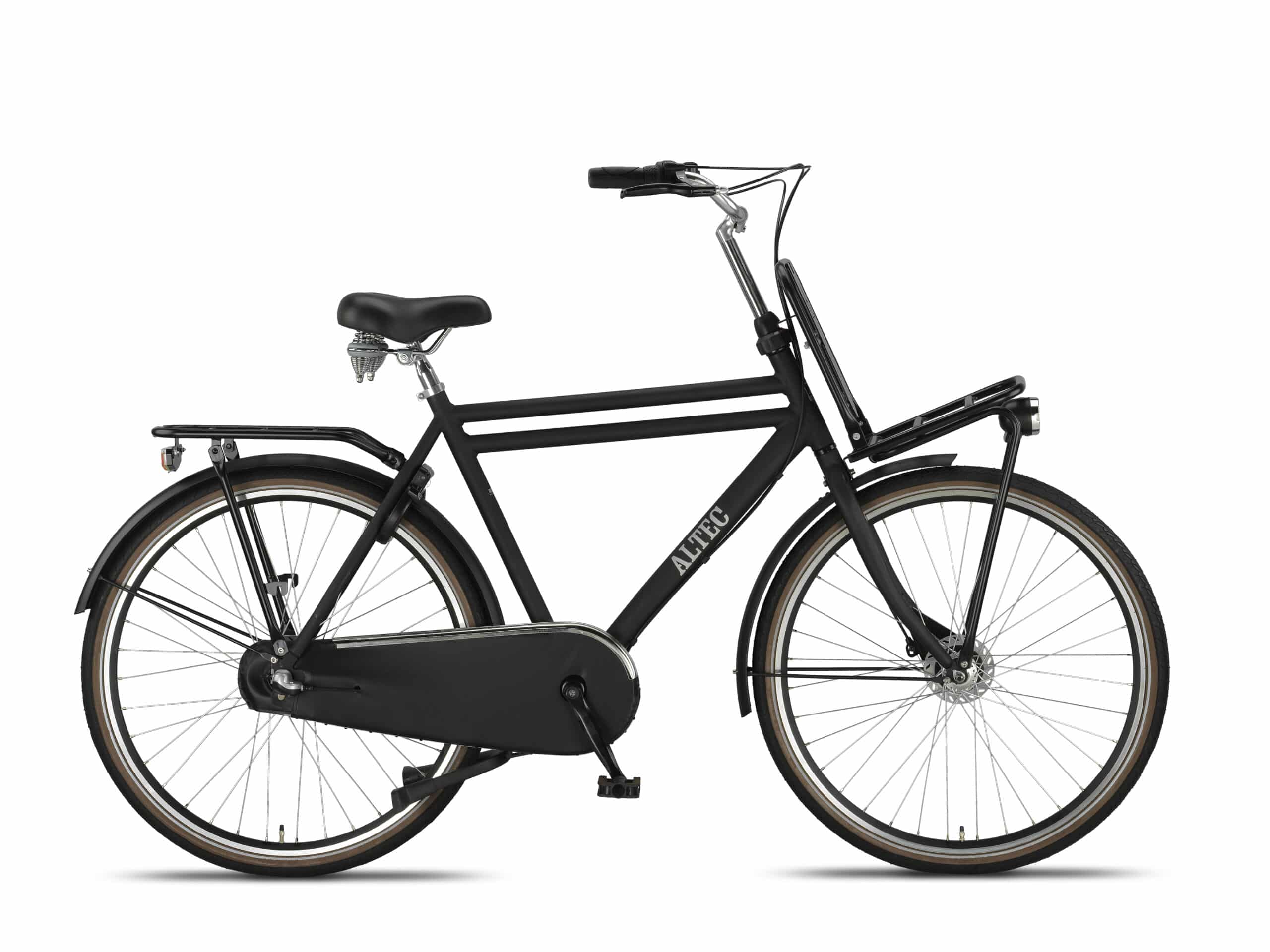 Altec Retro Transportfiets 28 inch Heren 57 Mat Zwart