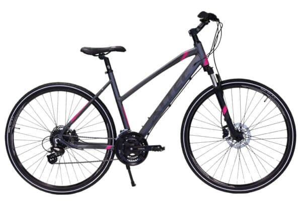 Altec Legarda Trekking Antraciet/Pink Mountainbike 28 inch 49 cm Antraciet