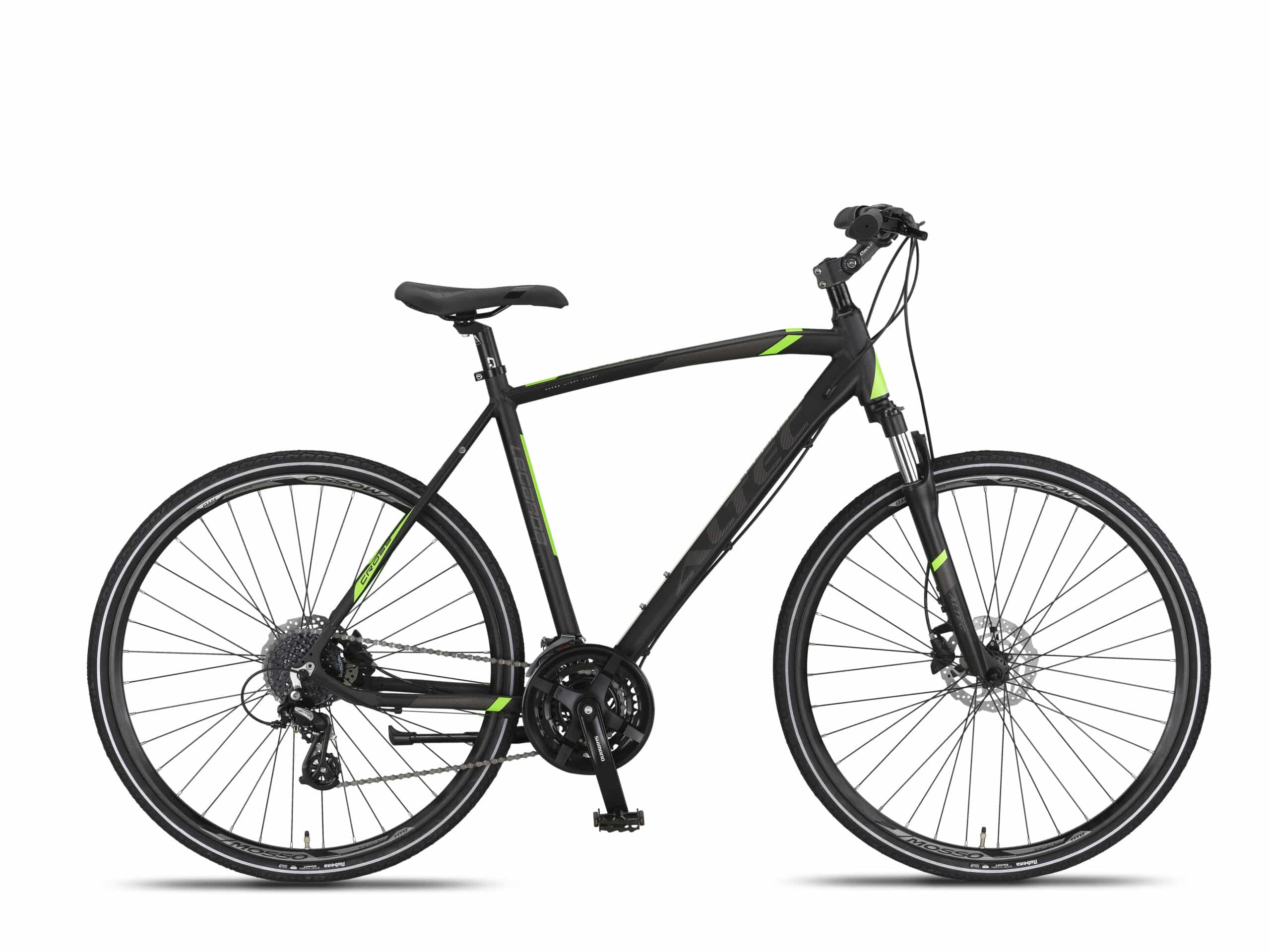 Altec Legarda Trekking Zwart/Lime Mountainbike 28 inch 56 cm Zwart-lime