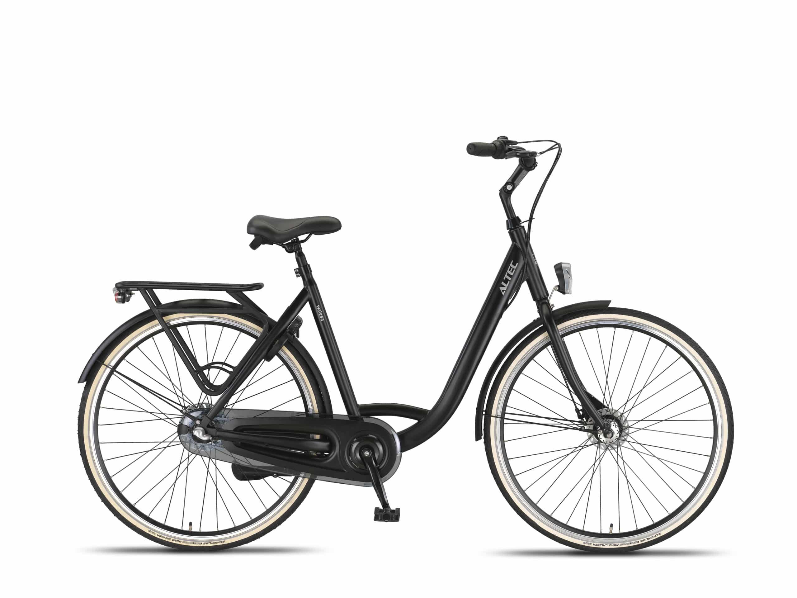 Altec Walesa Damesfiets 28 inch 55 cm Zwart Mat