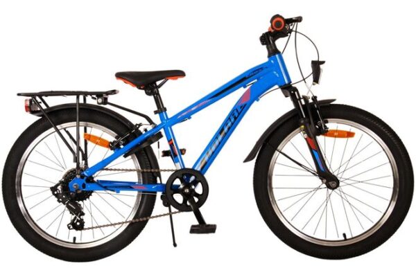 Volare Cross Kinderfiets 20 inch Jongensfiets Blauw 6 Versnellingen