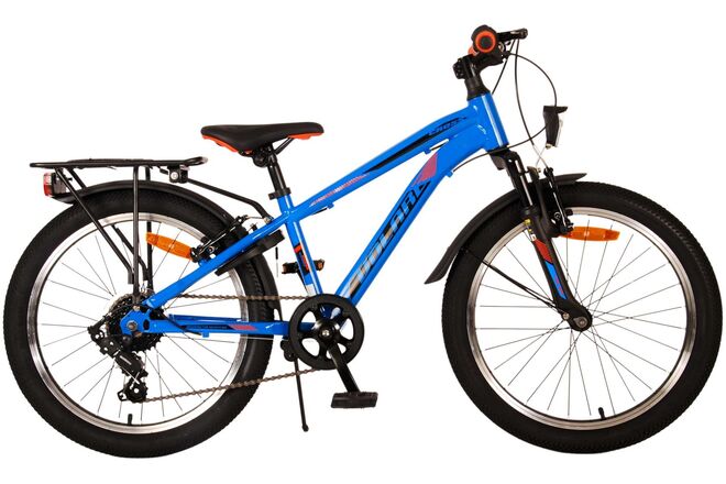 Volare Cross Kinderfiets 20 inch Jongensfiets Blauw 6 Versnellingen