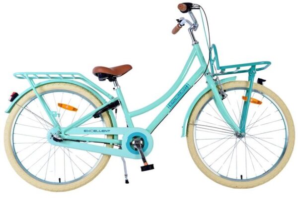 Volare Excellent Kinderfiets 24 inch Meisjesfiets Groen 3 Versnellingen