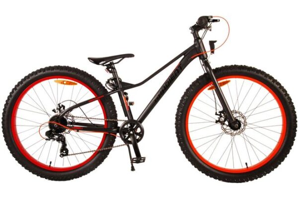 Volare Gradient 26 inch Jongensfiets Zwart Oranje 7 Versnellingen