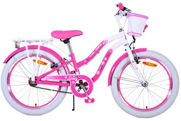 Volare Lovely Kinderfiets 20 inch Meisjesfiets Roze Twee Handremmen