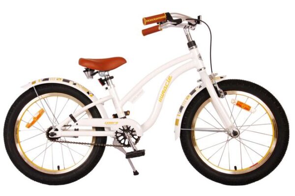 Volare Miracle Cruiser Kinderfiets 18 inch Meisjesfiets Wit