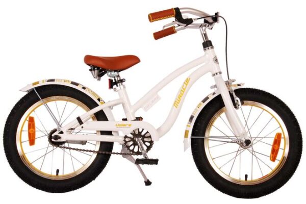 Volare Miracle Cruiser Kinderfiets 16 inch Meisjesfiets Wit