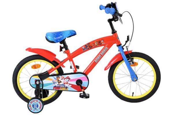 Paw Patrol Kinderfiets 16 inch Jongensfiets Rood Blauw