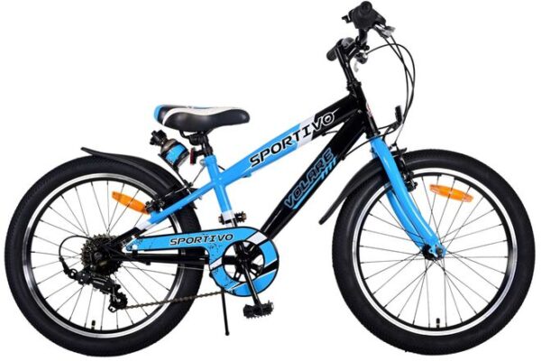 Volare Sportivo Kinderfiets 20 inch Jongensfiets Blauw 7 Versnellingen