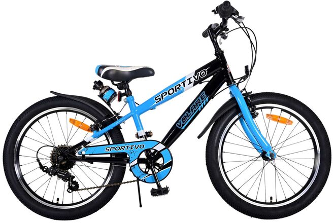 Volare Sportivo Kinderfiets 20 inch Jongensfiets Blauw 7 Versnellingen