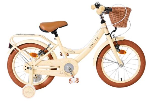 Volare Ashley Kinderfiets 16 inch Meisjesfiets Creme Twee Handremmen