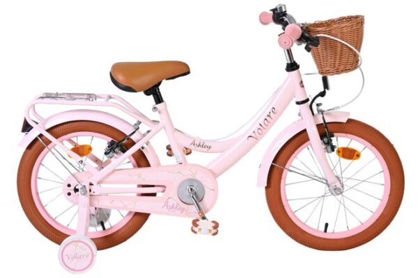 Volare Ashley Kinderfiets 16 inch Meisjesfiets Roze Twee Handremmen