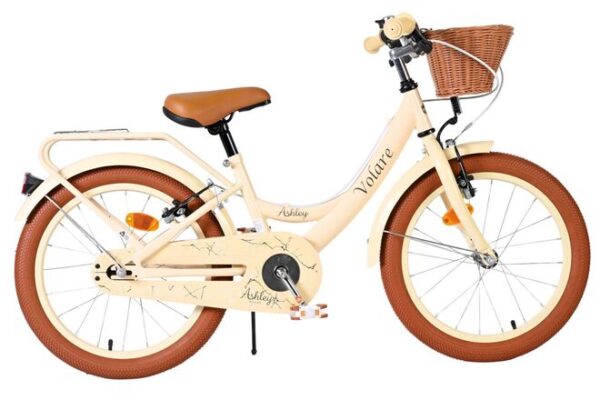 Volare Ashley Kinderfiets 18 inch Meisjesfiets Creme Twee Handremmen