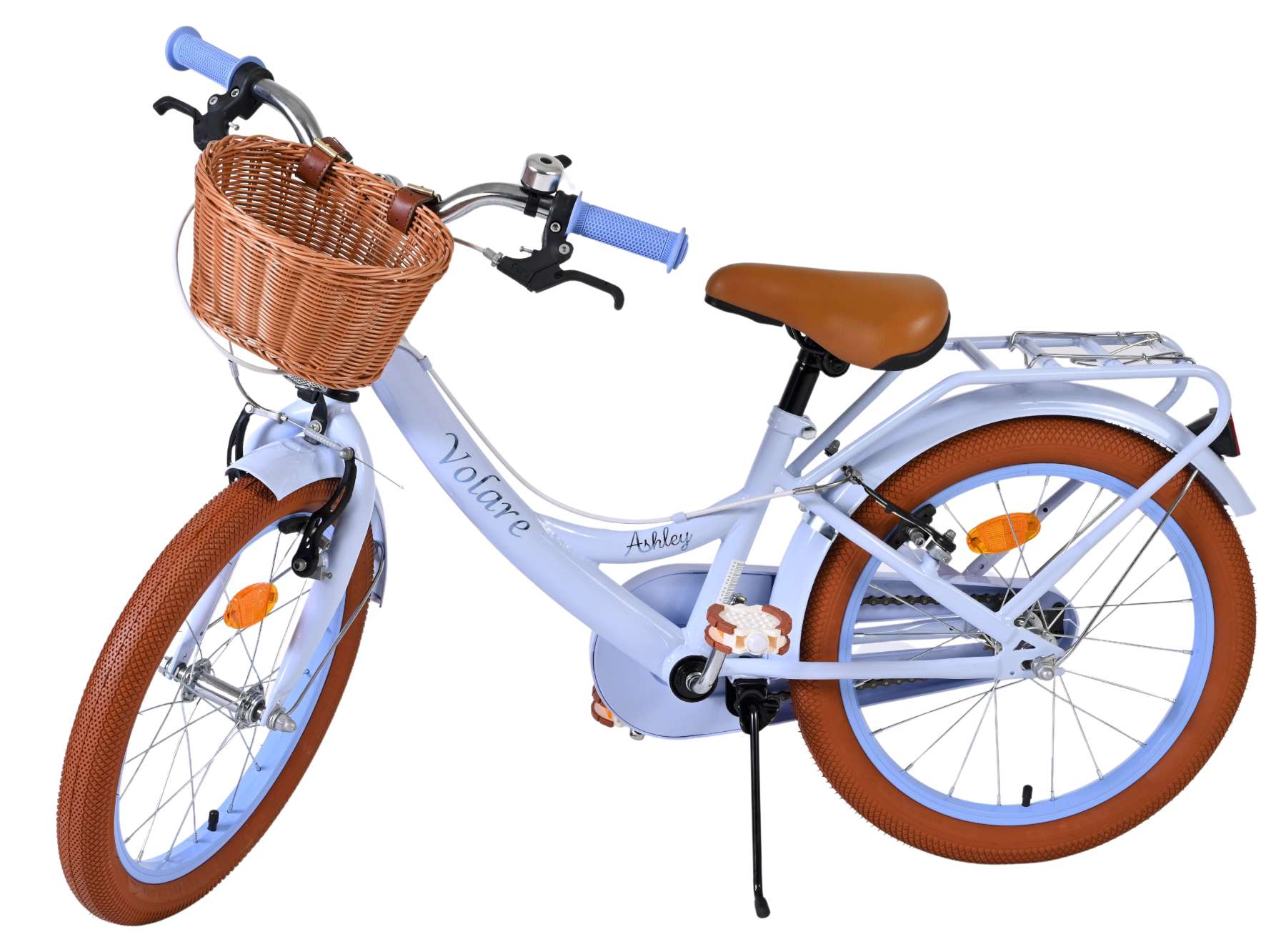 Volare Ashley Kinderfiets 18 inch Meisjesfiets Lichtblauw Twee Handremmen - Afbeelding 8