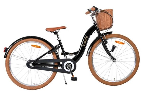 Volare Ashley Kinderfiets 24 inch Meisjesfiets Zwart 3 Versnellingen