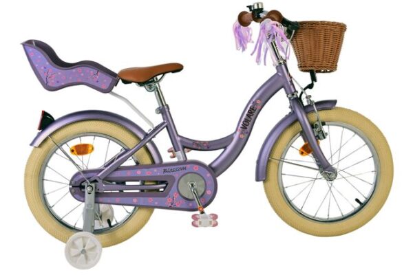 Volare Blossom Kinderfiets 16 inch Meisjesfiets Paars