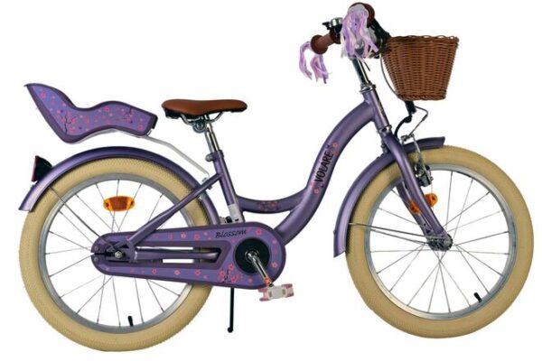 Volare Blossom Kinderfiets 18 inch Meisjesfiets Paars