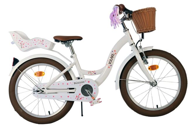 Volare Blossom Kinderfiets 18 inch Meisjesfiets Wit