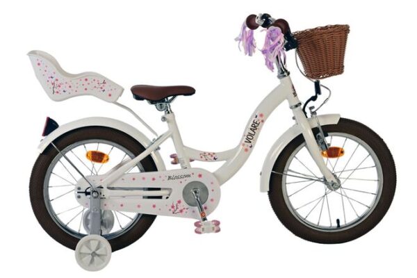 Volare Blossom Kinderfiets 16 inch Meisjesfiets Wit