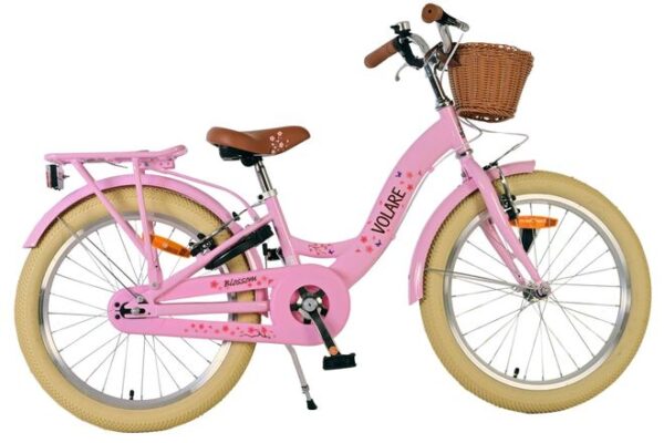 Volare Blossom Kinderfiets 20 inch Meisjesfiets Roze Twee Handremmen