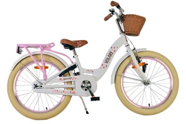Volare Blossom Kinderfiets 20 inch Meisjesfiets Wit