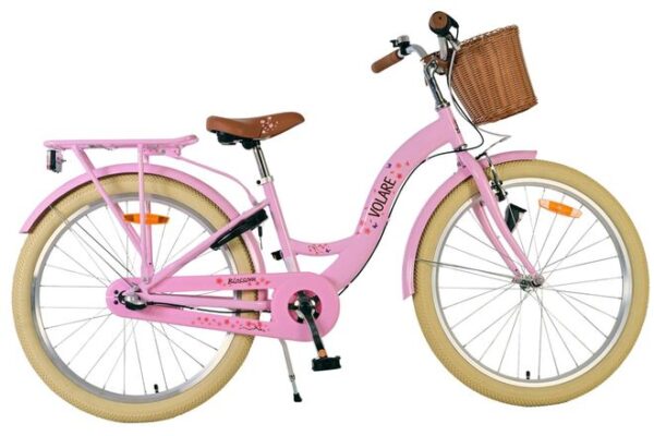 Volare Blossom Kinderfiets 24 inch Meisjesfiets Roze 3 Versnellingen