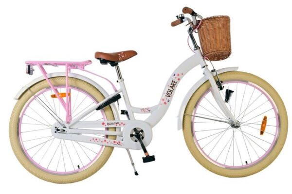 Volare Blossom Kinderfiets 24 inch Meisjesfiets Wit
