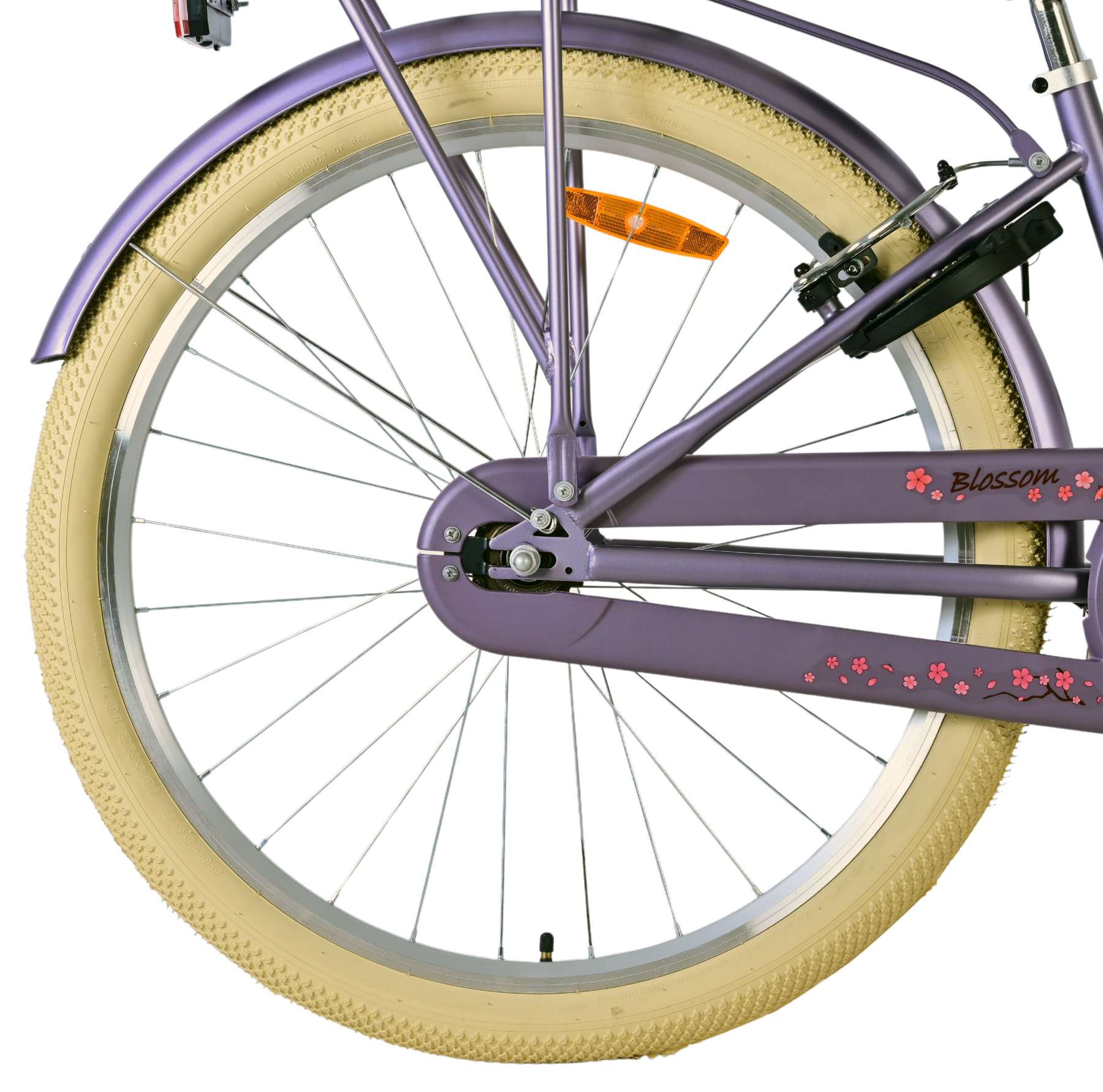 Volare Blossom 26 inch Meisjesfiets Paars Twee Handremmen - Afbeelding 3