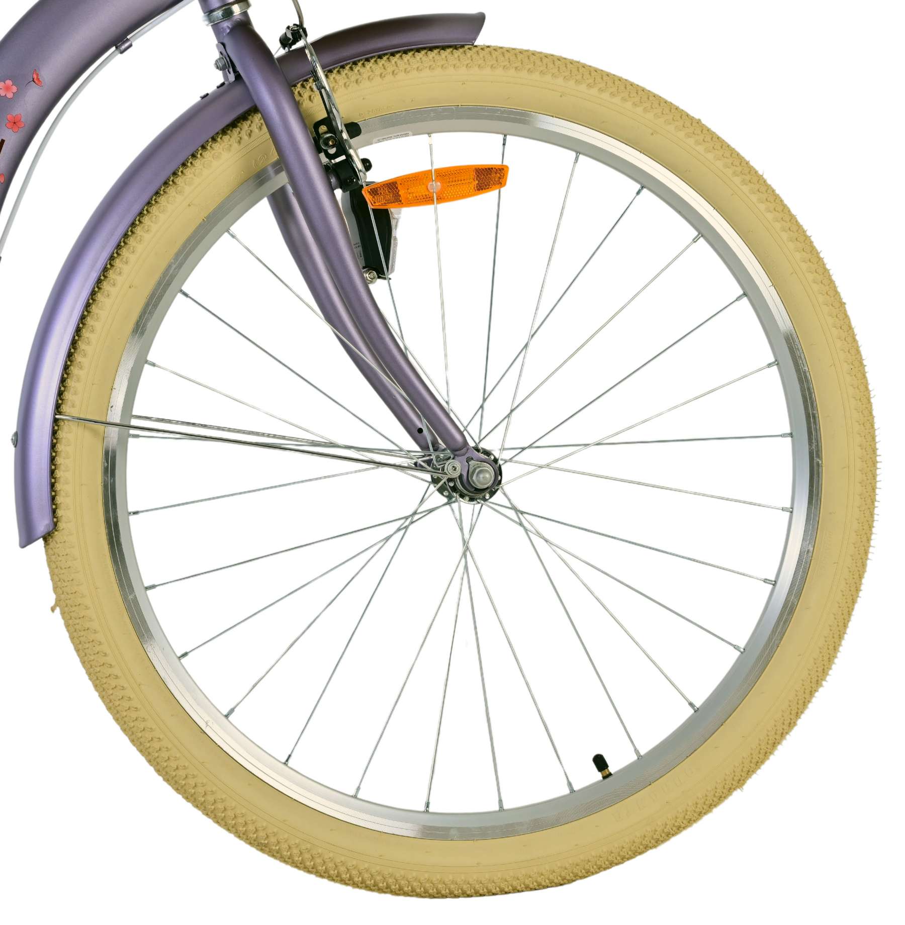 Volare Blossom 26 inch Meisjesfiets Paars Twee Handremmen - Afbeelding 4