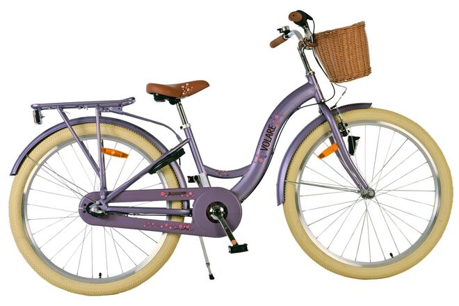 Volare Blossom 26 inch Meisjesfiets Paars 3 Versnellingen