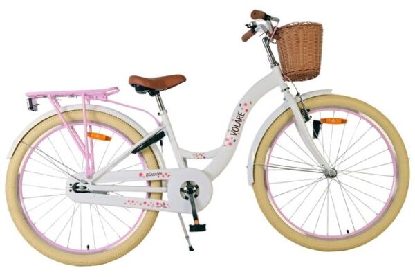 Volare Blossom 26 inch Meisjesfiets Wit