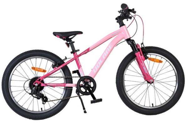 Volare Boost Kinderfiets 20 inch Meisjesfiets Roze 7 Versnellingen