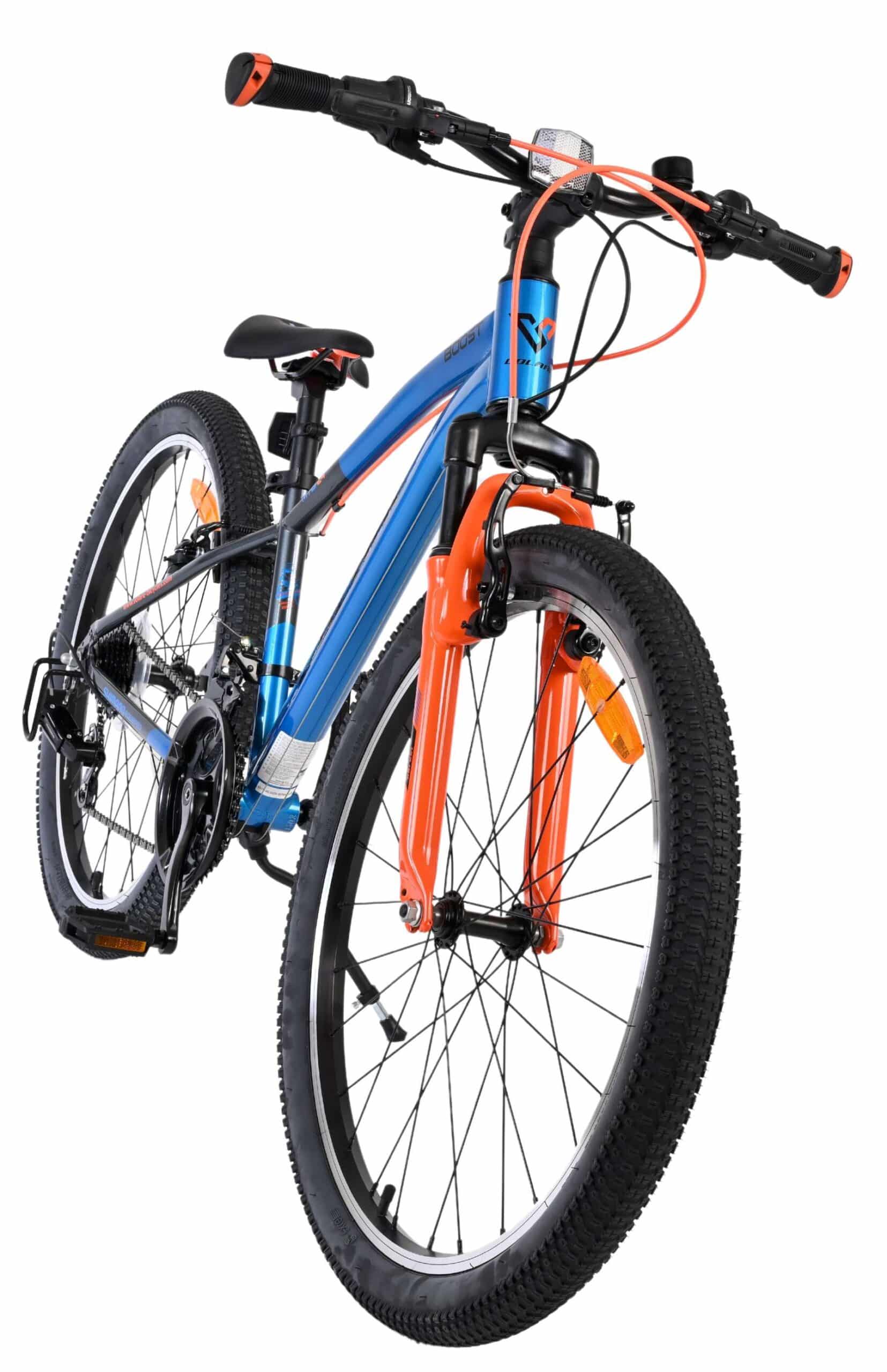 Volare Boost Kinderfiets 24 inch Jongensfiets Blauw Oranje 21 Versnellingen - Afbeelding 7