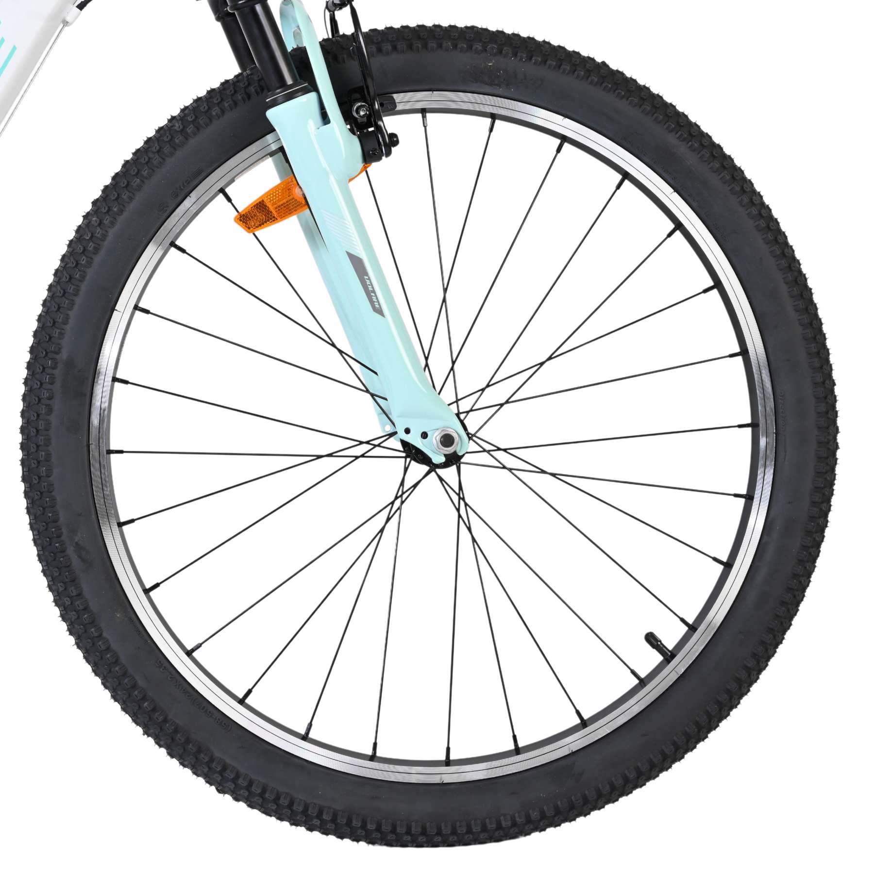 Volare Boost Kinderfiets 24 inch Meisjesfiets Wit Mintgroen 21 Versnellingen - Afbeelding 3