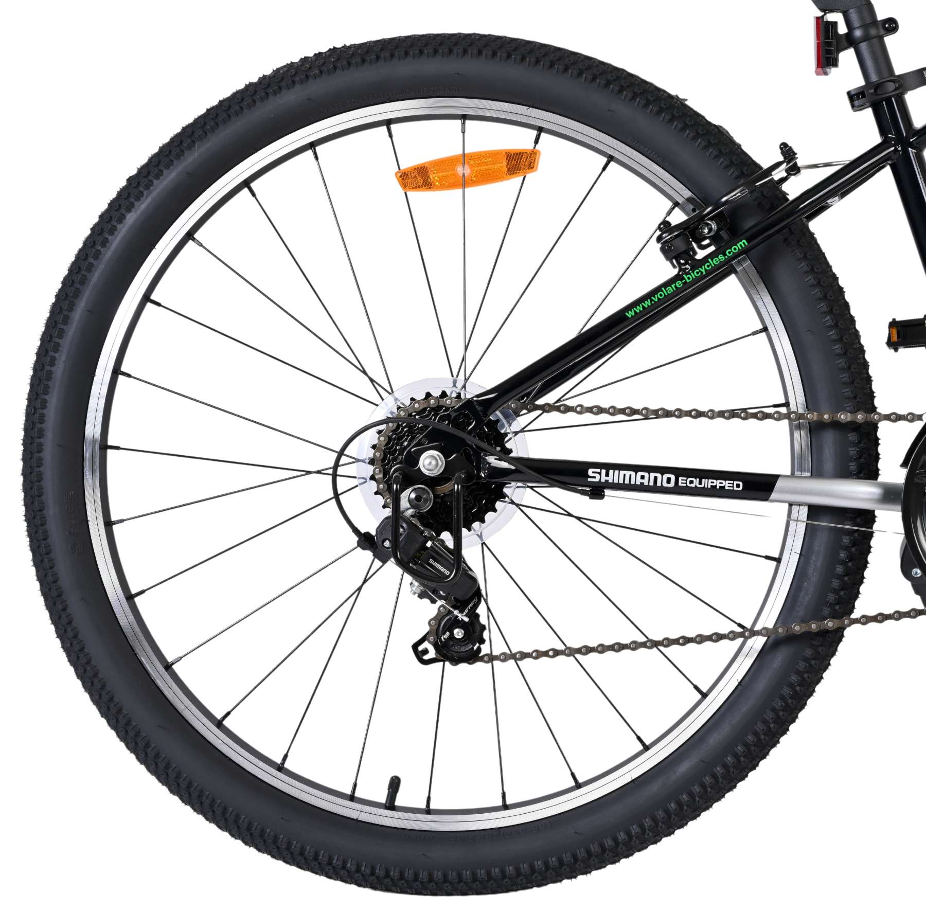 Volare Boost 26 inch Jongensfiets Zilver Groen 21 Versnellingen - Afbeelding 2