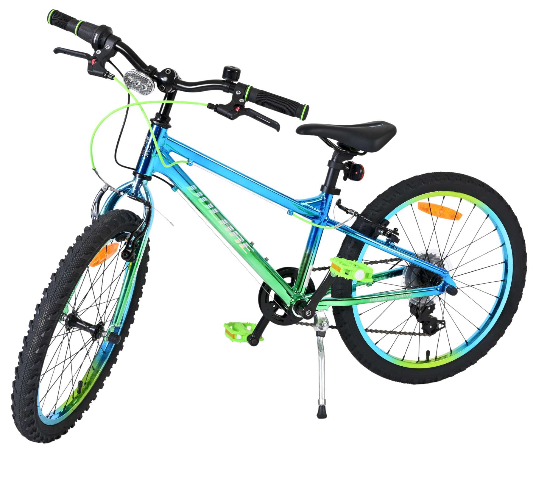 Volare Chrome Kinderfiets 20 inch Jongensfiets Blauw Twee Handremmen - Afbeelding 9
