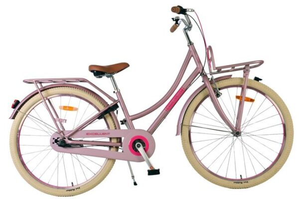 Volare Excellent 26 inch Meisjesfiets Mat Roze 3 Versnellingen