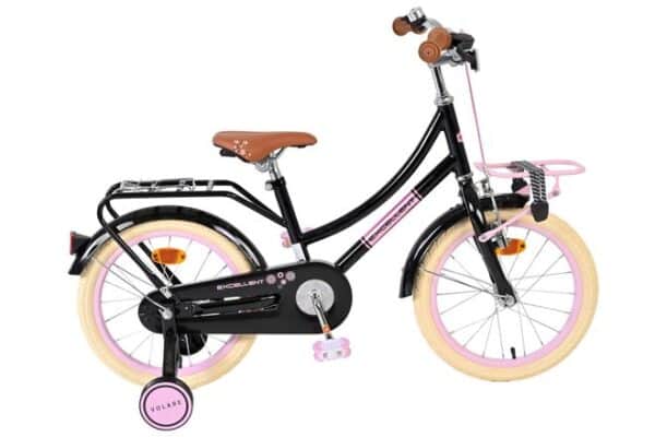 Volare Excellent Kinderfiets 16 inch Meisjesfiets Zwart