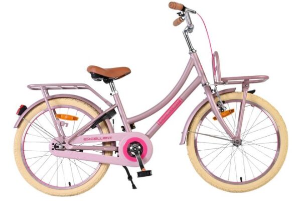 Volare Excellent Kinderfiets 20 inch Meisjesfiets Mat Roze