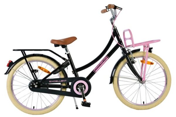 Volare Excellent Kinderfiets 20 inch Meisjesfiets Zwart