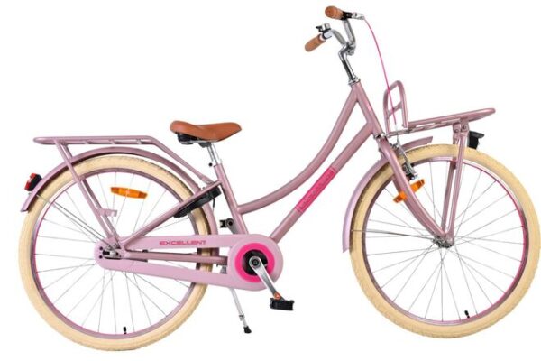 Volare Excellent Kinderfiets 24 inch Meisjesfiets Mat Roze